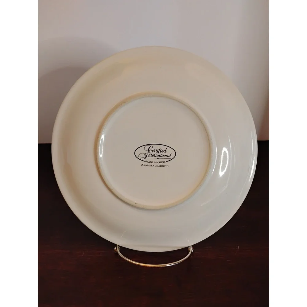 Certified International Pamela Gladding Grand Hotel Turin Decorative Plate 10.5